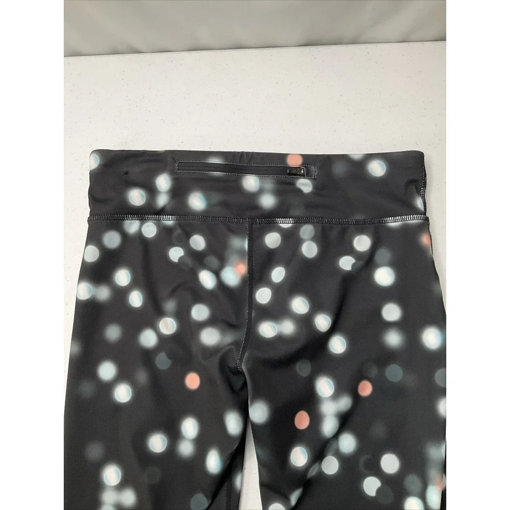 Nike Leggings Women Sz M Essential Fit Full Length Running 930465 Dots